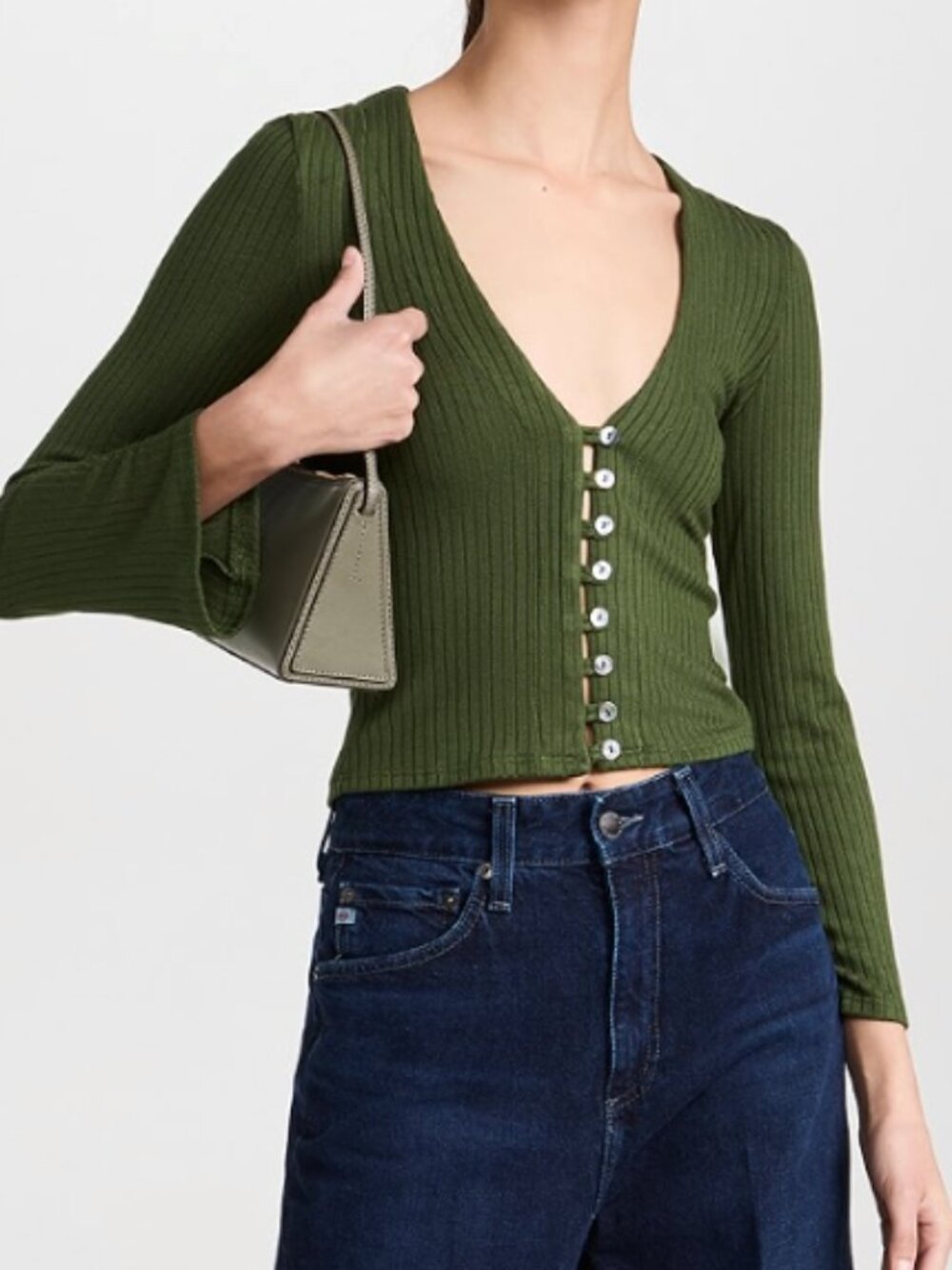 Reformation Gellar Knit Top